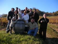 Nei vigneti di Montagny: con nano e produttore e piece di bellezza. Bella giornata.
