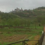 Cisterna in pomeriggio piovoso di metà aprile 