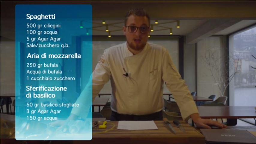 Chef Matteo Piana, “Tecniche di cucina”, lezione cinque. Pre Dessert Molecolare