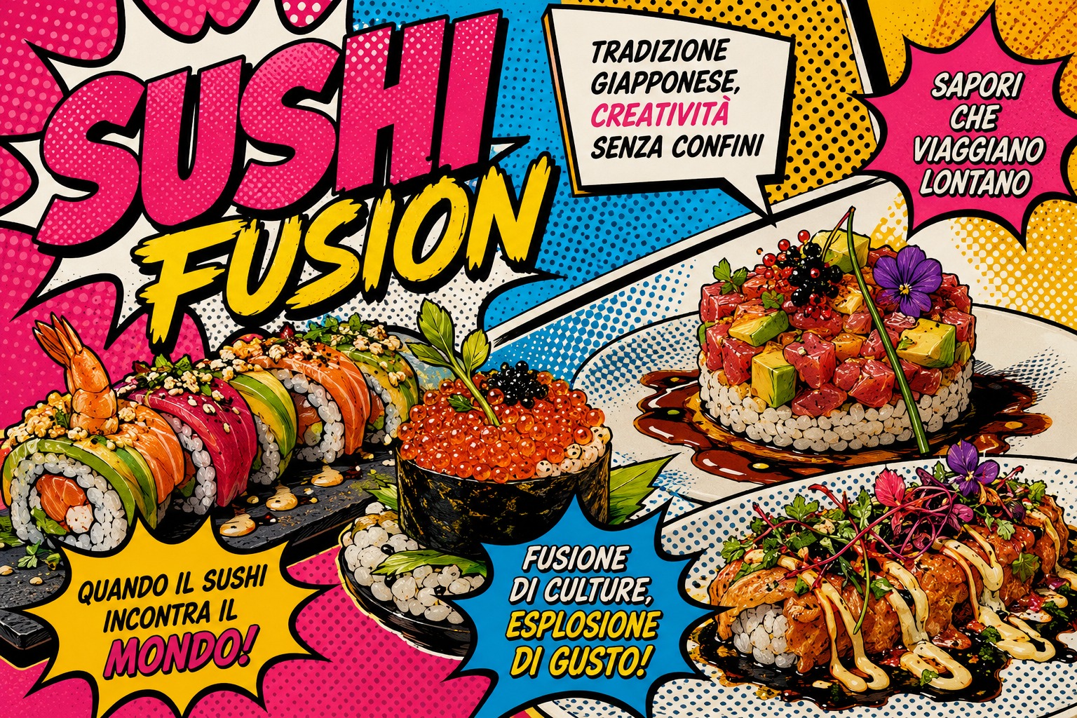 Il sushi “fusion” della provincia italiana racconta più di quanto sembri